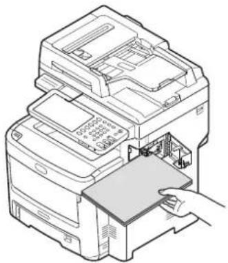 OKI MC770 - Verwenden des Offline-Hefters - 2