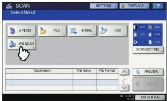 OKI MC770 - Scannen mit Web-Dienste-Scan - 2