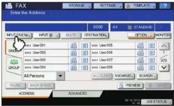 OKI MC770 - ■ Direkteingabe mit Zifferntasten - 1