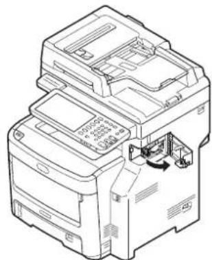 OKI MC770 - Verwenden des Offline-Hefters - 1