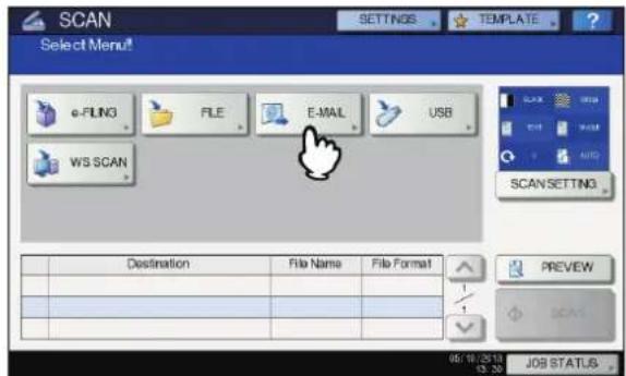 OKI MC770 - Scannen an E-Mail - 2