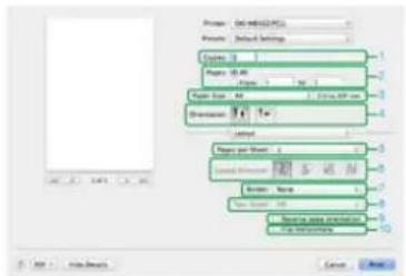 OKI MB562dnw - Registerkarte [Job Options] - 2