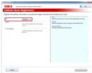 OKI MB562dnw - Registrieren einer E-Mail Adresse - 9