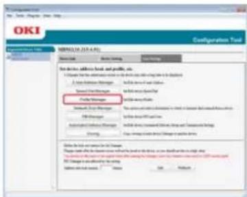 OKI MB562dnw - Import von Profilen aus einer Datei. - 1