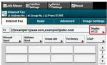 OKI MB562dnw - Address No. | Group No. | Press START. - 2