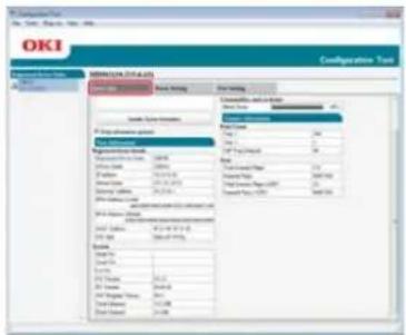 OKI MB562dnw - Registerkarte [Geräteinfo] - 1