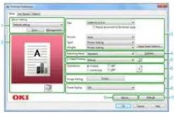 OKI MB562dnw - Registerkarte [Einrichten] - 1