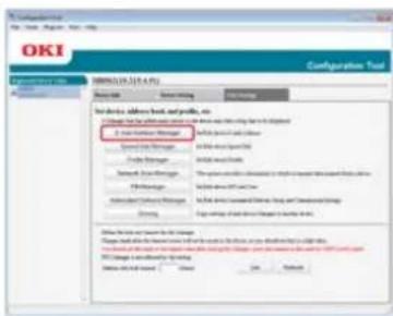 OKI MB562dnw - Löschen einer E-Mail Adresse - 3