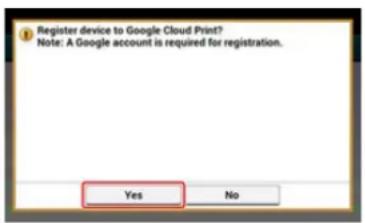 OKI MB562dnw - Wenn auf dem Google Cloud Print Administration-Bildschirm die Informationen über Registrierung löschen. - 2