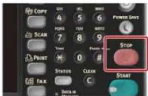 OKI MB562dnw - Abbrechen einer Internet-Fax-Übertragung - 1