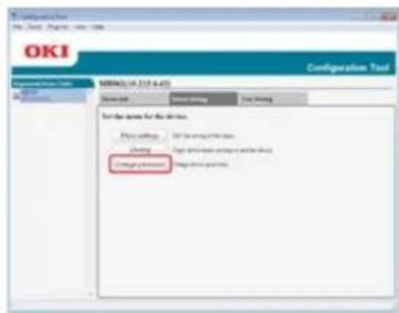 OKI MB562dnw - Einrichten eines Kennwortes - 1
