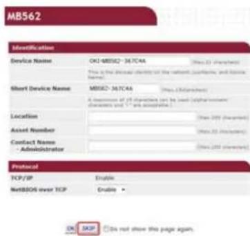 OKI MB562dnw - Memo - 9