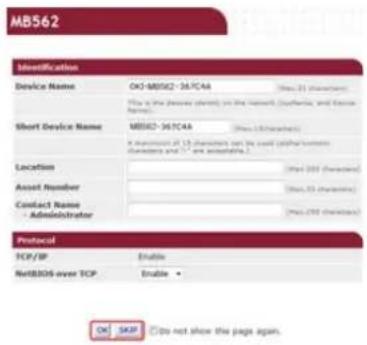 OKI MB562dnw - Hinweis - 4
