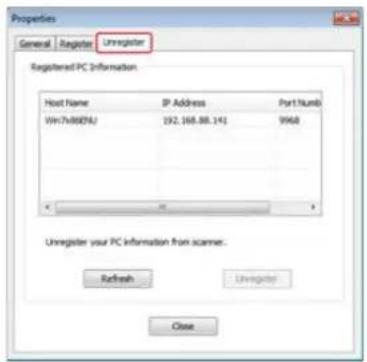 OKI MB562dnw - Löschen der registrierten Computerinformation, die im Gerät registriert ist. - 4