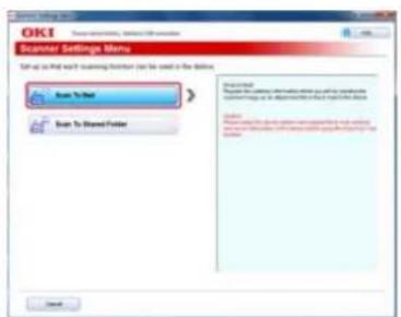OKI MB562dnw - Registrieren einer E-Mail Adresse - 8