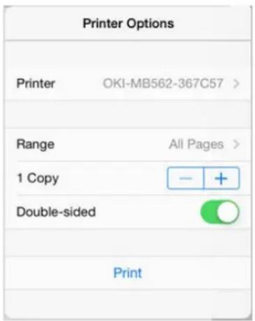 OKI MB562dnw - Drucken von einem iOS-Gerät - 2