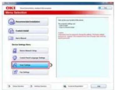 OKI MB562dnw - Registrieren einer E-Mail Adresse - 6