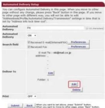 OKI MB562dnw - Weiterleitung empfangener Dokumentendaten an eine E-Mail oder einen freigegebenen Ordner (Automatische Zustellung) - 10