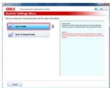 OKI ES5162dnw - Registrieren einer E-Mail Adresse - 8