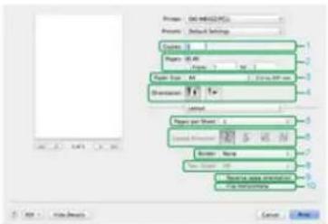OKI ES5162dnw - Registerkarte [Job Options] - 2