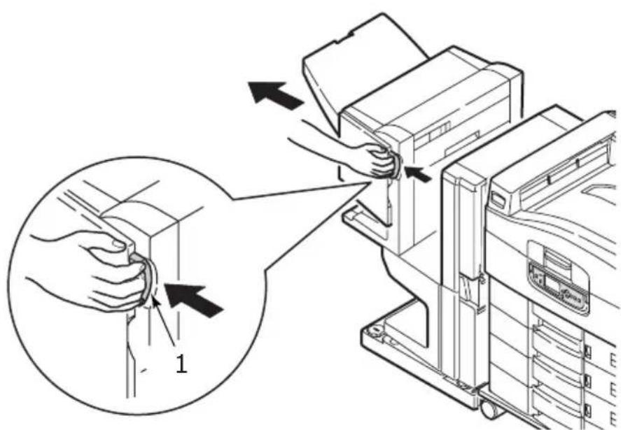 OKI C9800 - 594, 597, 598/ 644, 646 (PAPER JAM IN FINISHER) - 1