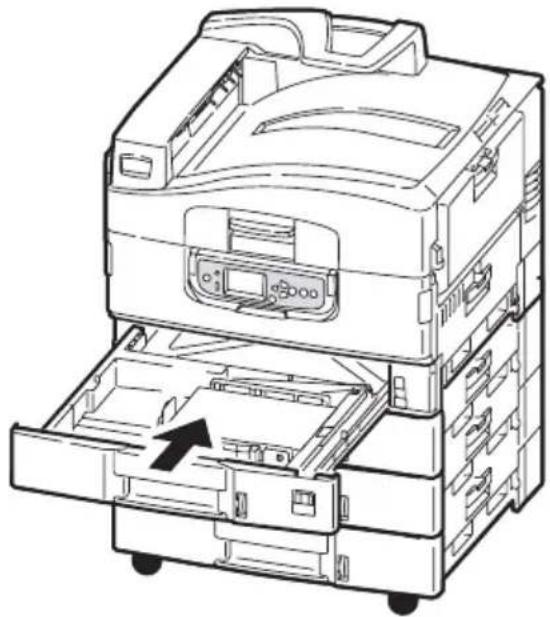 OKI C9800 - LOADING TRAYS 1 TO 5 - 4