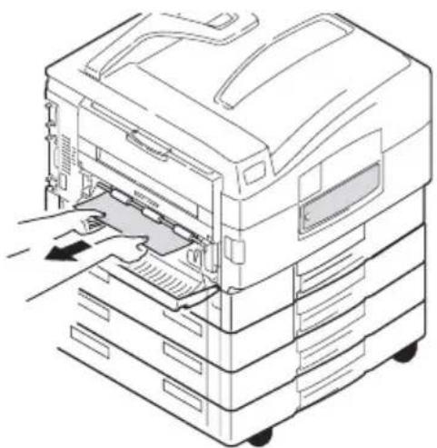 OKI C9800 - CHECK DUPLEX UNIT, PAPER JAM - 3