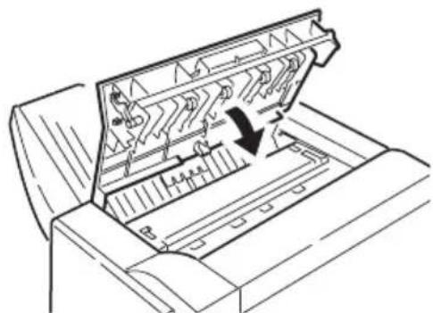 OKI C9800 - (PAPER JAM IN FINISHER/PUNCH UNIT) - 5