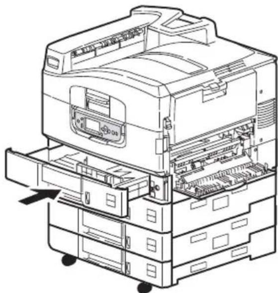 OKI C9800 - CLEANING THE LED HEADS - 8