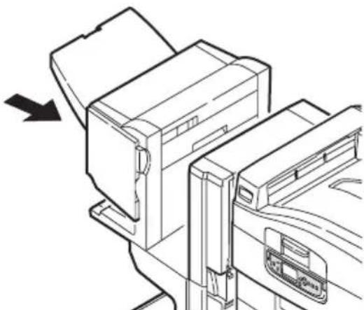 OKI C9800 - 594, 597, 598/ 644, 646 (PAPER JAM IN FINISHER) - 9