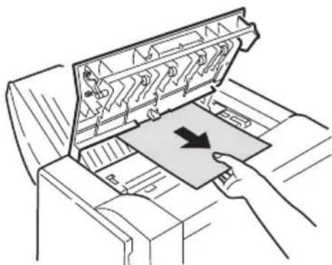 OKI C9800 - 591, 592, 593, 599/643, 645 (PAPER JAM AROUND FINISHER) - 4