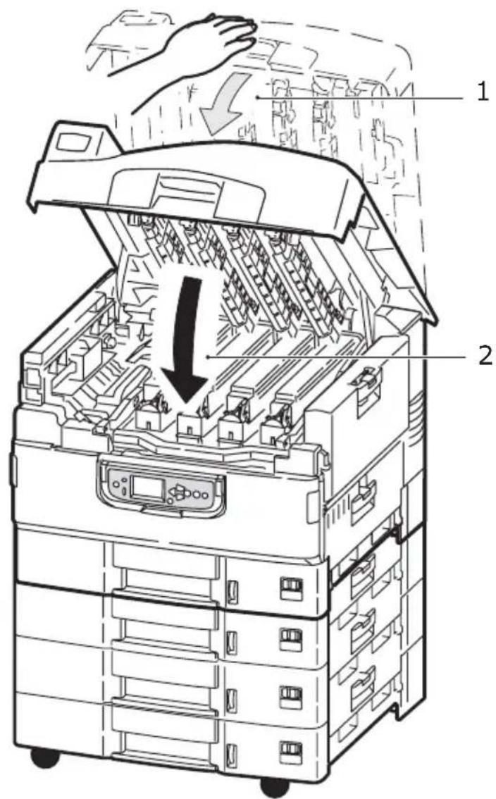 OKI C9800 - CAUTION! - 2