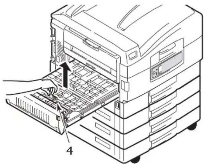 OKI C9800 - CHECK DUPLEX UNIT, PAPER JAM - 5