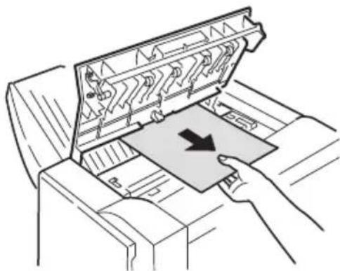 OKI C9800 - (PAPER JAM IN FINISHER/PUNCH UNIT) - 4