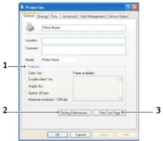 OKI C5850 - REGISTERKARTE „ALLGEMEIN“ - 1