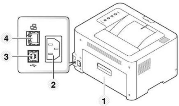 SAMSUNG Xpress C43xW - Rück- Ansicht - 2