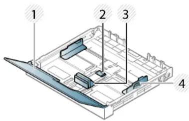 SAMSUNG Xpress C43xW - Papierfach-Übersicht - 1