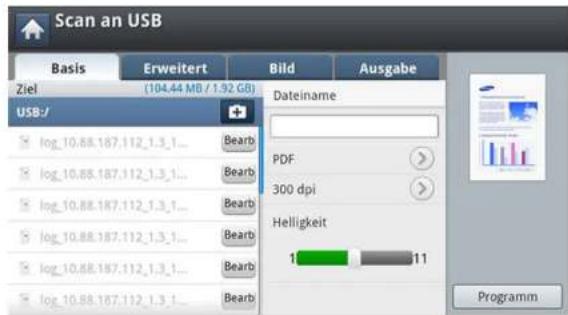 SAMSUNG ProXpress SL-M4080 - Scannen zu einem USB-Speichergerät - 3