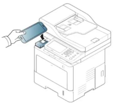 SAMSUNG ProXpress SL-M4080 - So benutzen Sie die NFC-Funktion (optional) - 1