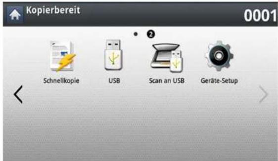 SAMSUNG ProXpress SL-M4080 - Anzeigebildschirm und nützliche Menüs - 1