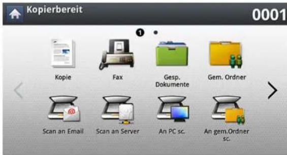 SAMSUNG ProXpress SL-M4080 - Fax per Kurzwahlnummer senden - 1