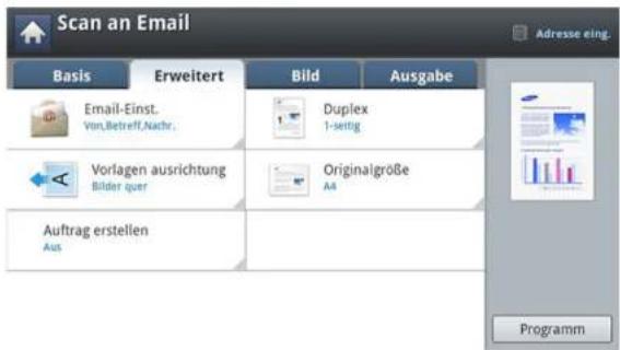 SAMSUNG ProXpress SL-M4080 - Registerkarte Erweitert - 1