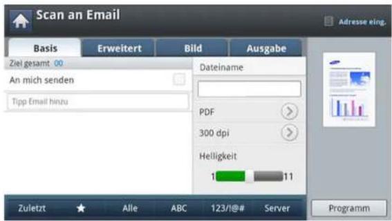 SAMSUNG ProXpress SL-M4080 - Registerkarte Basis - 1