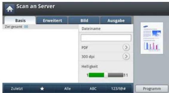 SAMSUNG ProXpress SL-M4080 - Scannen und Senden via SMB-/FTP-Server - 2