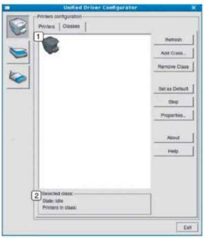 SAMSUNG ProXpress SL-M4020 - Registerkarte Classes - 1