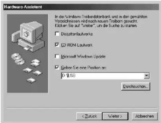 SAMSUNG ML-1451N - Anschluss des Druckers mit einem USB-Kabel und Installation des USB-Treibers - 4