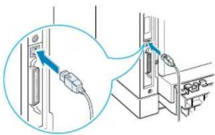 SAMSUNG ML-1451N - Wenn Sie die USB-Schnittstelle verwenden - 1
