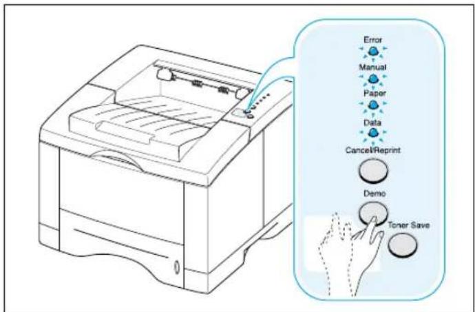 SAMSUNG ML-1451N - Drucken eines Reinigungsblatts - 1