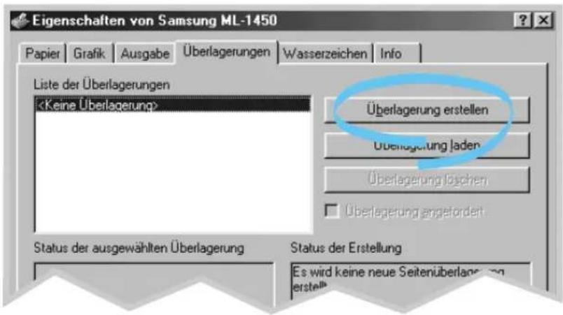 SAMSUNG ML-1451N - Neue Überlagerung anfertigen - 2