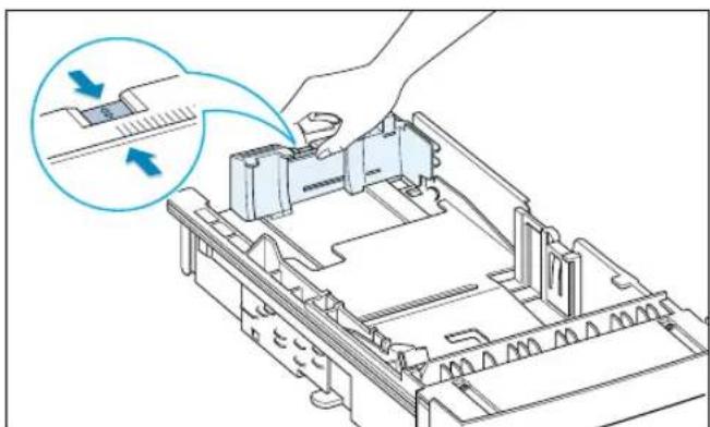 SAMSUNG ML-1451N - Ändern des Papierkassettenformats - 1